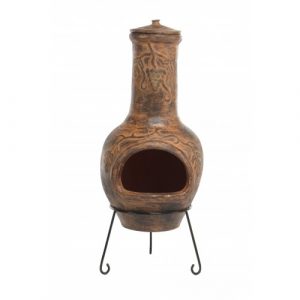 How To Light A Chiminea Safely Rustic Clay Chiminea 28kg