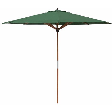 Rowlinson Willington 2.7m Green Wooden Parasol