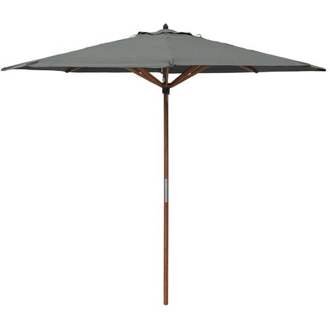 Rowlinson Willington 2.7m Grey Wooden Parasol