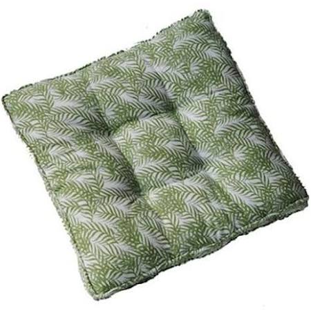 Pair of Green Fern Seatpads