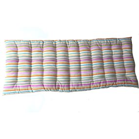 Bright Stripe Bench Cushion