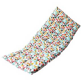 Multicoloured Bench Cushion