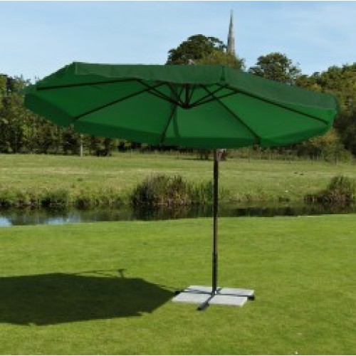 Europa Cantilever Green Parasol 3m