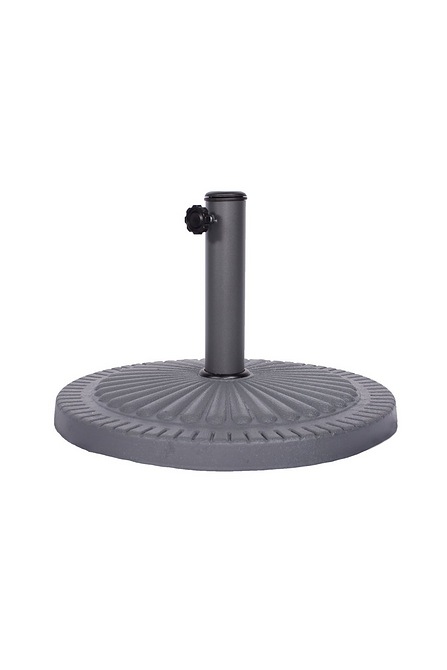 Royalcraft Round Grey Poly Resin Parasol Base 14kg