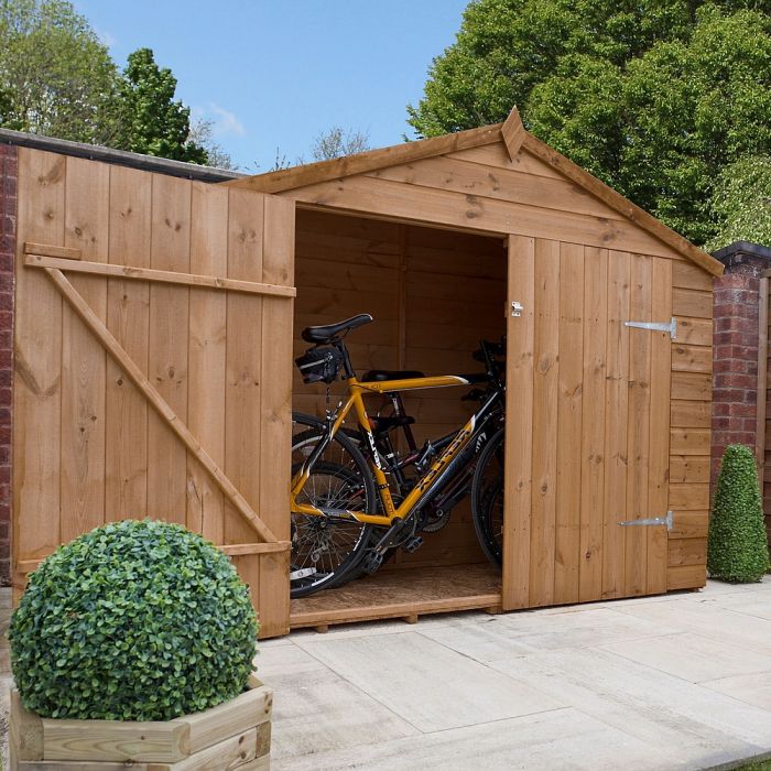 Buy Mercia Pressure Treated Shiplap Apex Bike Store 7x3