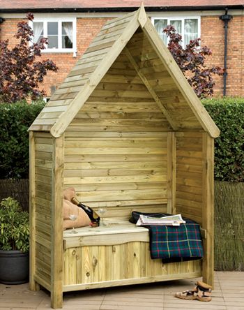 Arbour storage bench deals