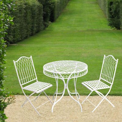 Buy Ascalon Hampton Bistro Set Cream ASCA 44454446 bundle