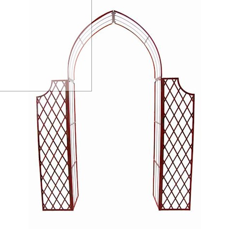衝撃の激安コスパ・掘り出し物も Ascalon Buy Lattice Rust Green Antique Panels Side with Arch クラブ