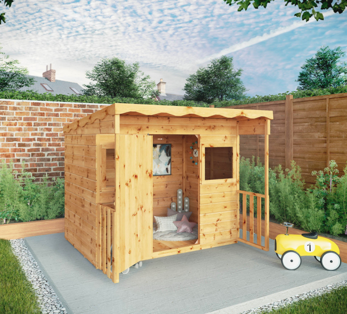 Buy Mercia Pent Style Wooden Playhouse 6x5