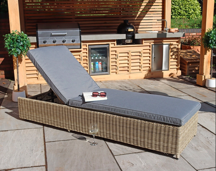 Buy Royalcraft Wentworth Rattan Sun Lounger