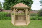 Forest 3m Hexagonal Cedar Roof Gazebo