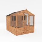 Mercia Traditional Apex Combi Greenhouse with Storage Shed 8x6