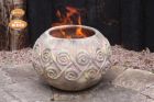 Gardeco Aestrel Celtic Clay Fire Bowl with Stand - Large