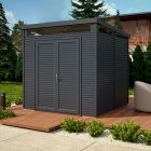 Rowlinson Paramount Security Pent Shed Painted Anthracite 8x8