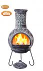 Gardeco Derwyn The Tree Extra Large Mexican Clay Chiminea Celtic