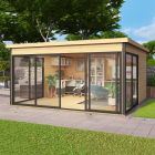 Domeo 5 Log Cabin 44mm 4.2m x 4.2m