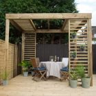Forest Dining Pergola With Panels