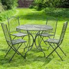 Ascalon Hampton 5 Piece Patio Set Umber Grey