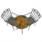 Ondara Bistro Table with 2 Malaga chairs