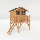 Mercia Poppy Tower Wooden Playhouse 7x5