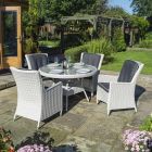 Prestbury 4-Seater Wicker Dining Set