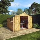 Mercia Large Overlap Apex Workshop Shed 10x10