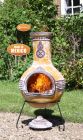 Gardeco Azteca Extra Large Mexican Clay Chiminea Yellow