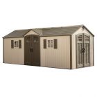 Lifetime Heavy Duty Plastic Shed 20x8 Dual Entrance