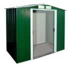 Sapphire Apex Metal Shed Green 6x4