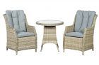 Royalcraft Wentworth Rattan Round 2 Seater Comfort Bistro Set