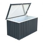 Sapphire 1.3 Anthracite Metal Storage Box Anthracite 4x2