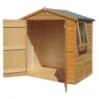 Shire Bute Shiplap Apex Wooden Shed 6x4