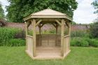 M&M Classic Hexagonal Timber Roof Gazebo