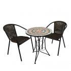 Nova Bistro Table with 2 San Remo Chairs