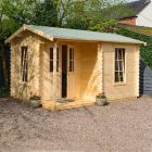 Garden Office Log Cabin 28mm 4.2m x 3.3m