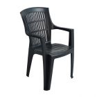 Parma Anthracite Stacking Chair (Pack of 4)