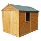  Shire Warwick Apex Shed with Double Doors 8x6