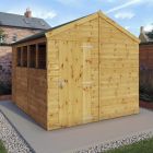 Mercia Pressure Treated Shiplap Apex Shed 10x8