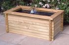 Norlog 60 Gallon Rectangular Pond with Fountain