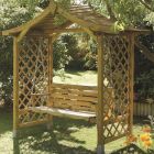 Rowlinson Dartmouth Swing Seat Arbour