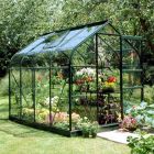 Halls Supreme 6x6 Greenhouse Forest Green