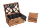 Jack's Luxury Willow Picnic Hamper - 4 Person