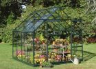 Halls Magnum 10x8 Greenhouse Forest Green