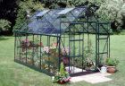 Halls Magnum 12x8 Greenhouse Forest Green