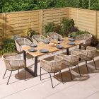 Rowlinson Oslo 8 Seat Dining Set 
