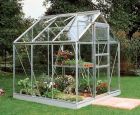 Popular 6x6 Greenhouse Silver Aluminium