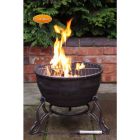 Gardeco Elidir 45cm Round Cast Iron BBQ Grill Fire Bowl