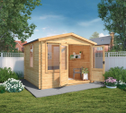  Mercia Studio Log Cabin 3.3m x 3m