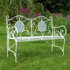 Ascalon Mosaic Bench Blue/White