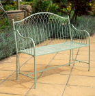 Hampton Cream Folding Garden Bench